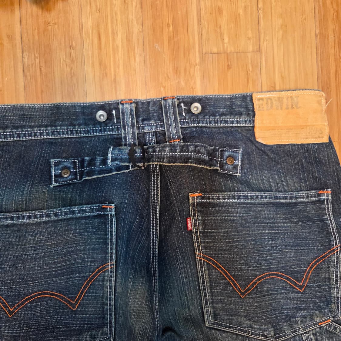 JPN 에드윈 신치백 카펜터 데님 팬츠 (실36in) 상품이미지4