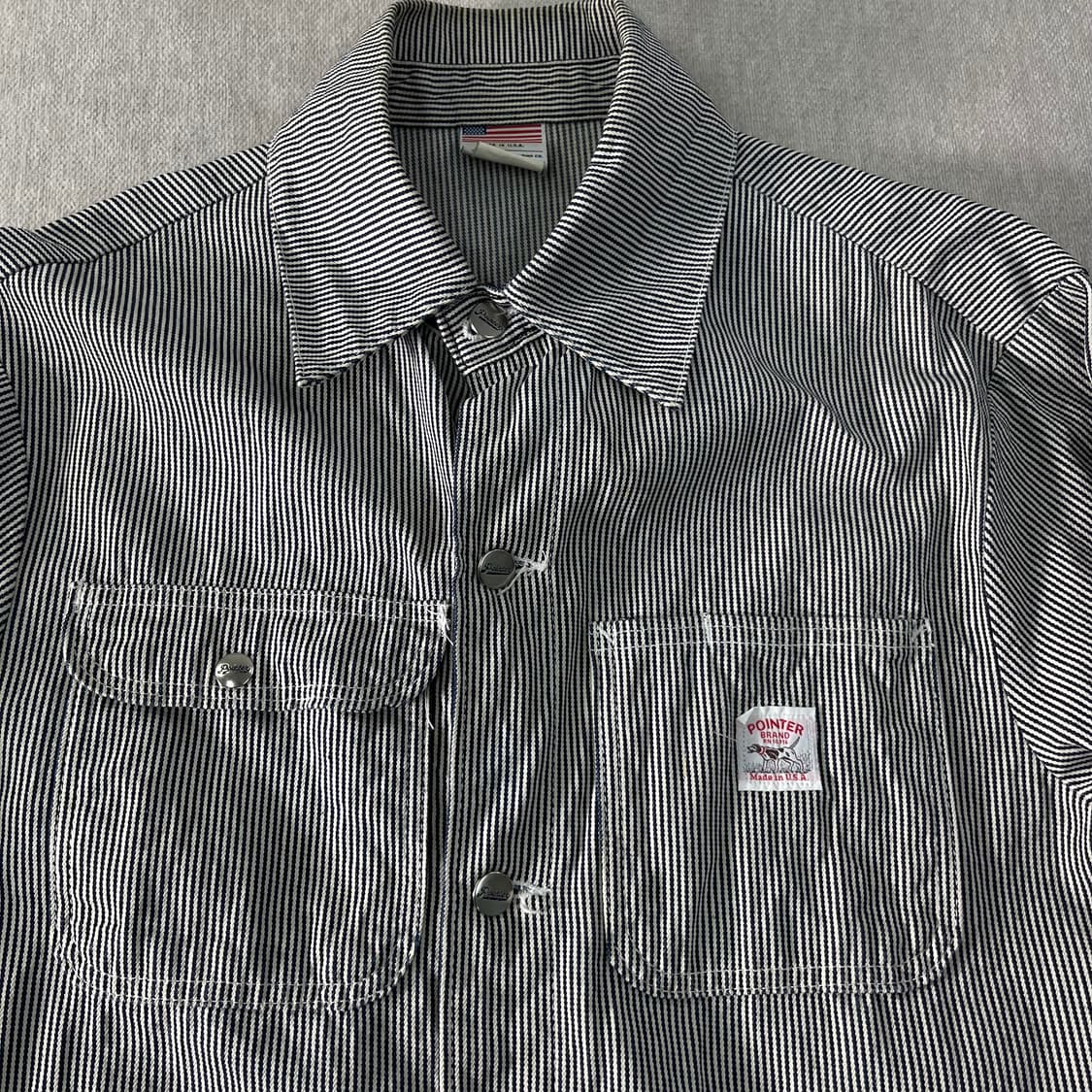 100 포인터 히코리 스트라이프 초어 자켓 상품이미지2