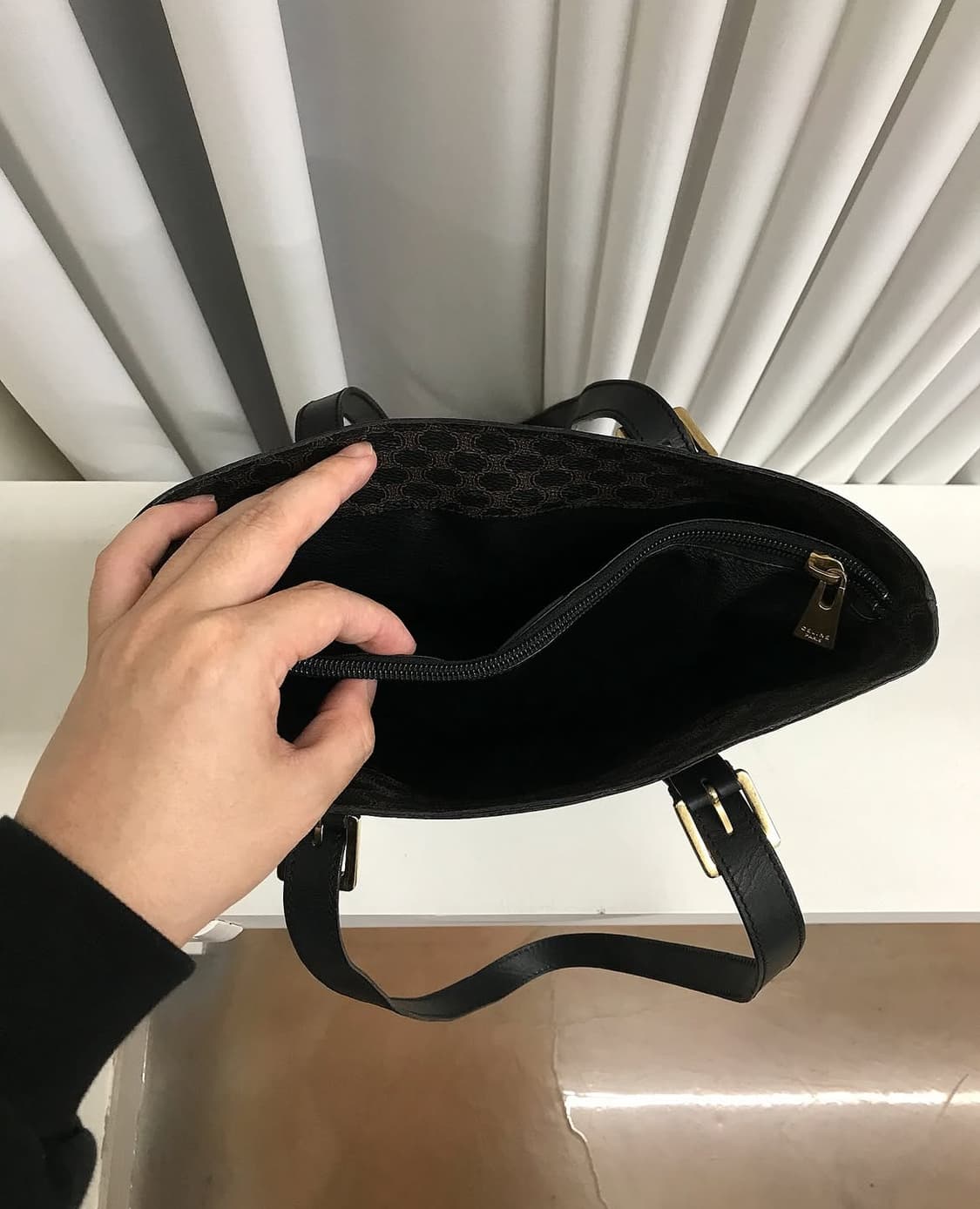 셀린느 로고 마카담 숄더백 가방 상품이미지5