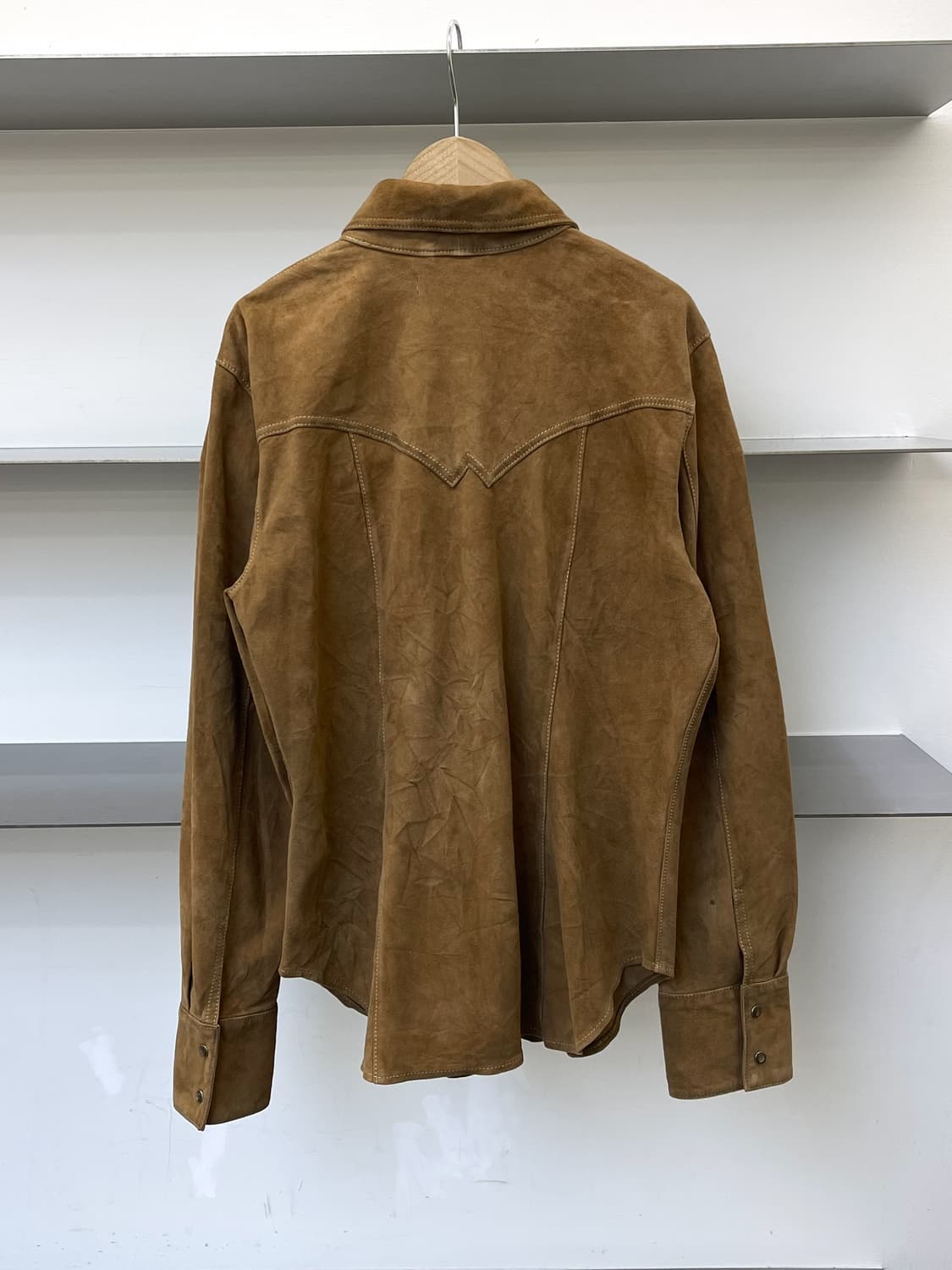 갭 투포켓 고트 레더 웨스턴 셔츠 상품이미지3