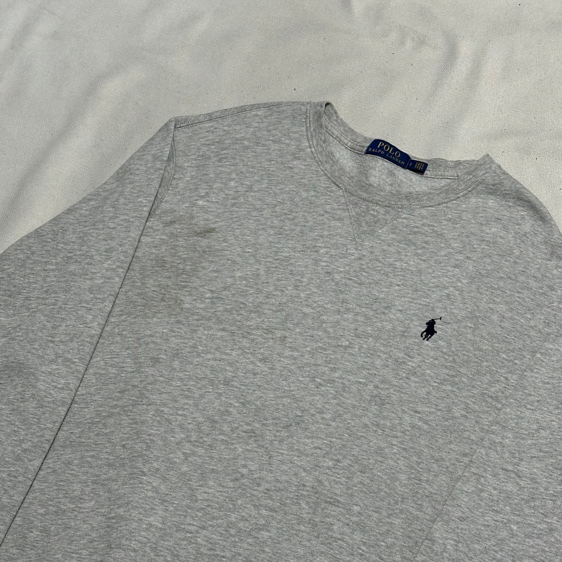 L 폴로랄프로렌 그레이 라운드넥 맨투맨 상품이미지1
