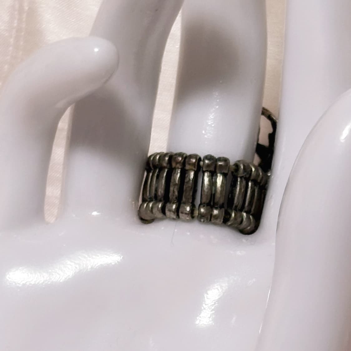 (이체시에눌) 일본 페어리 오리엔탈 핀터깔 대장 큐빅 레이어드 반지  상품이미지4