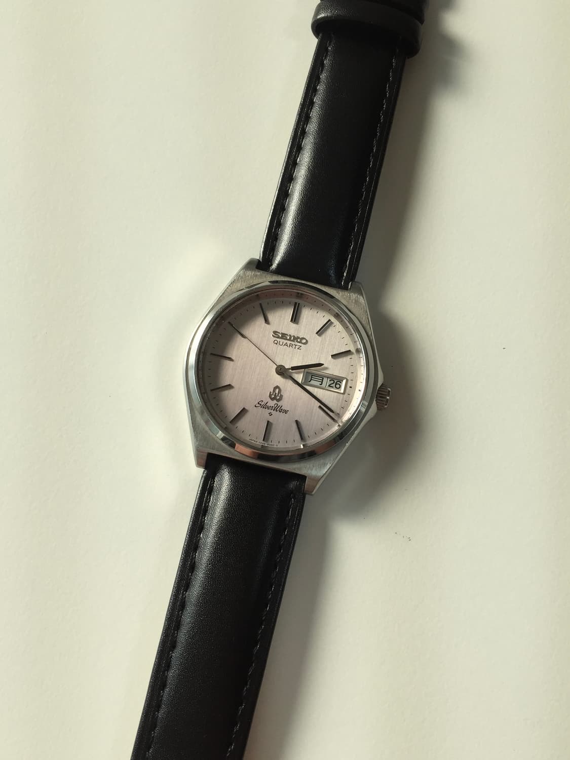 80s seiko silver wave quartz day-date 상품이미지8