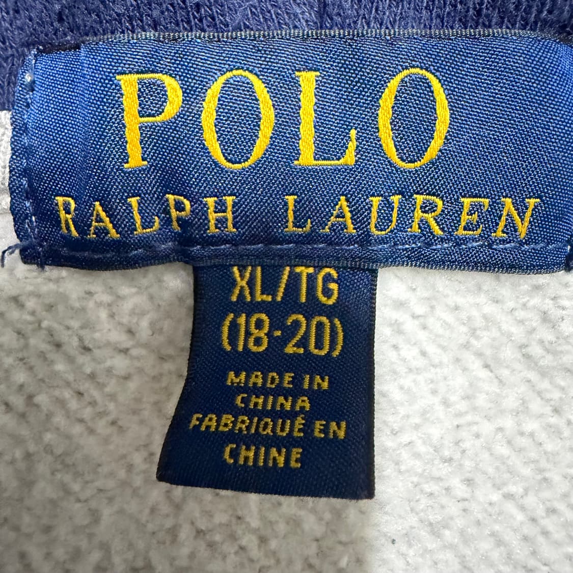 폴로 랄프로렌 그레이 후드집업 xl 상품이미지3