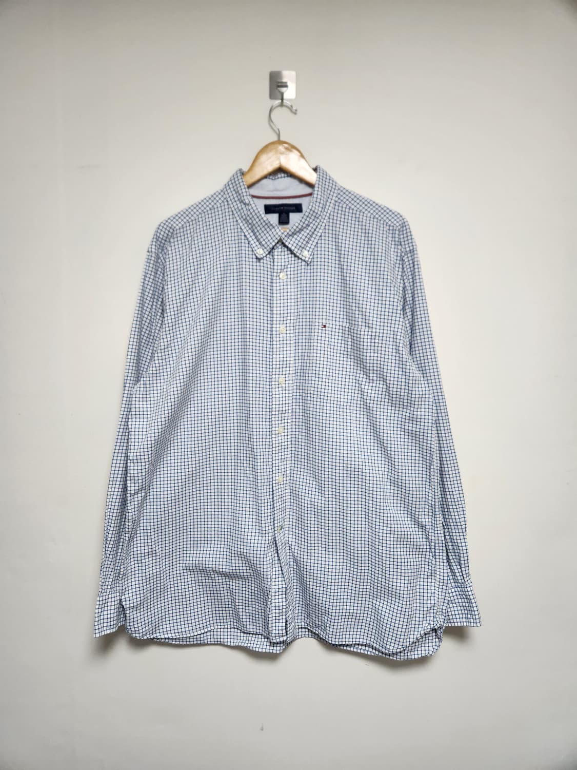 타미힐피거Tommy 체크 옥스포드 셔츠 XL - S160 상품이미지1