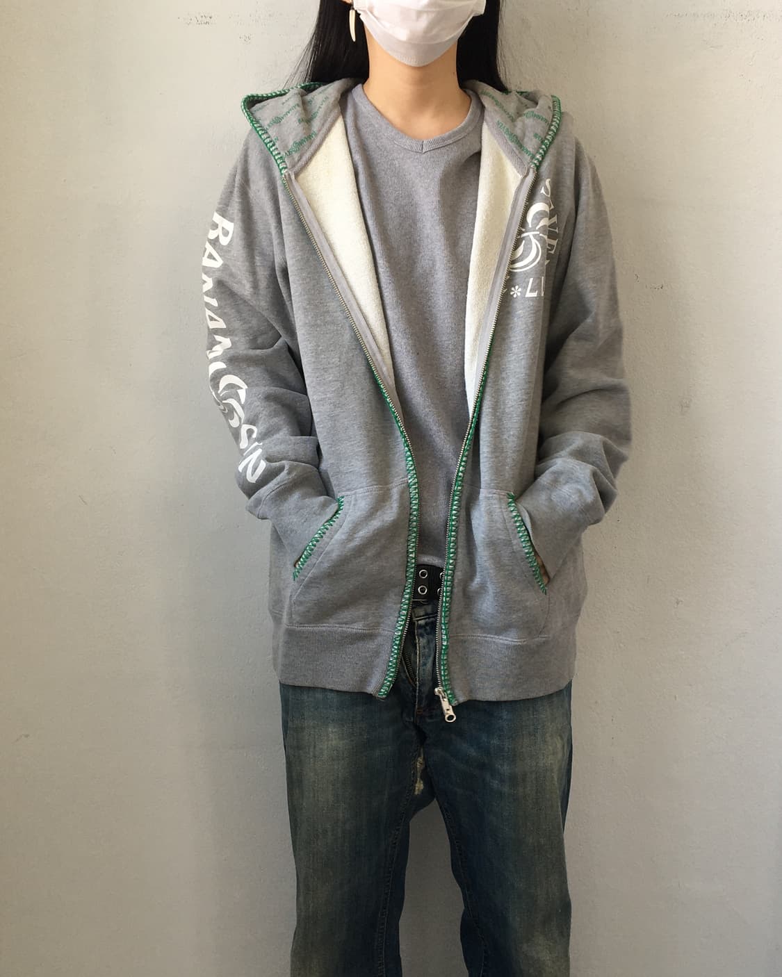 Printing hood zip up 상품이미지7