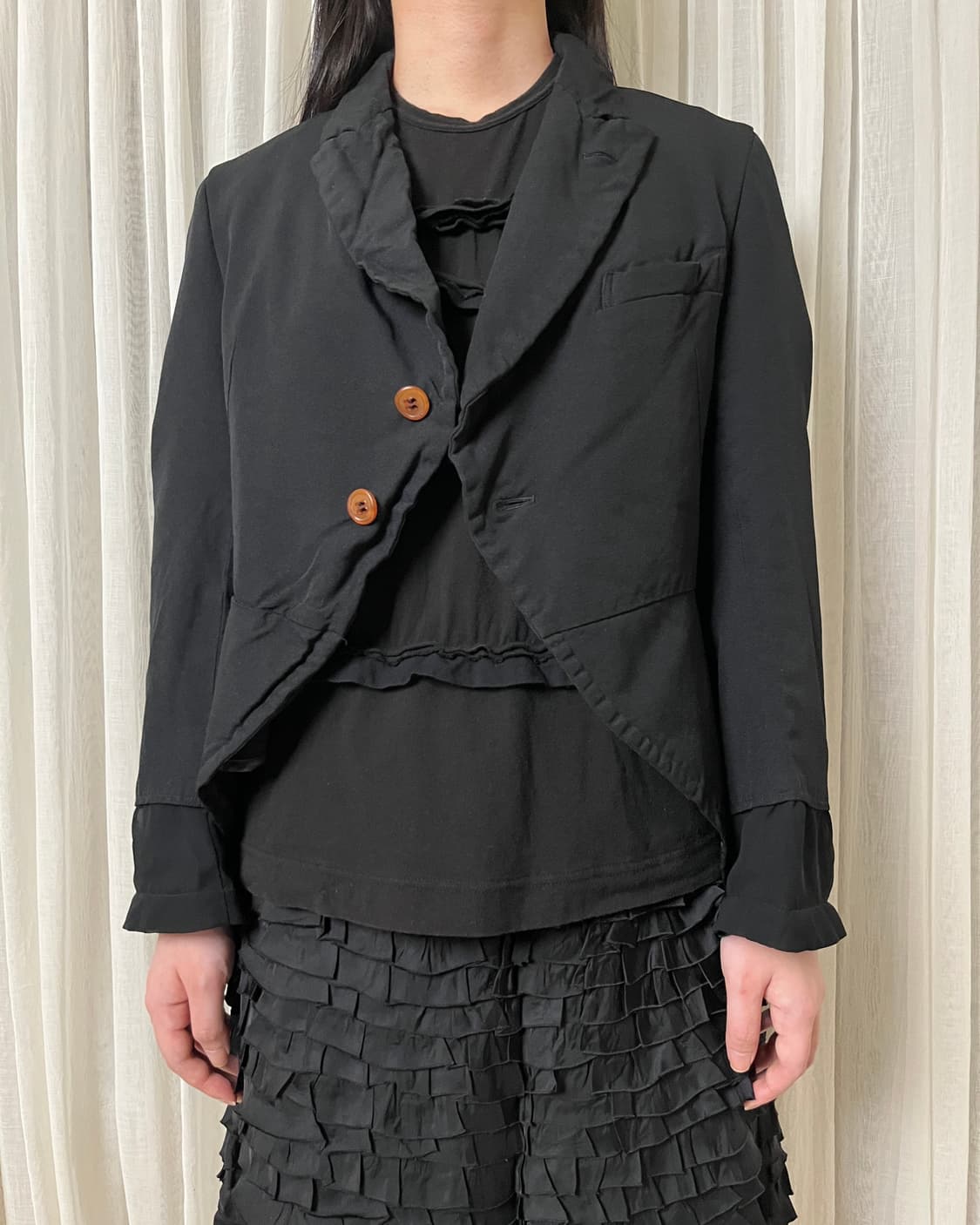 꼼데가르송 축융 폴리 소재전환 자켓 comme des garcons 상품이미지9