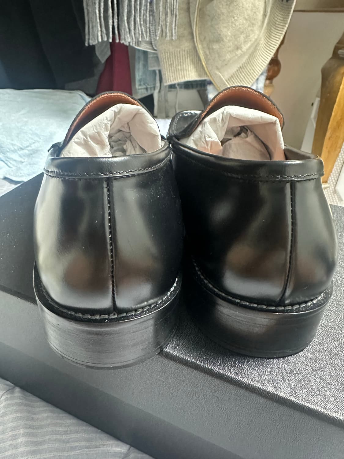 [44] 아크네스튜디오 AS 블랙 로퍼 주우재신발 상품이미지2