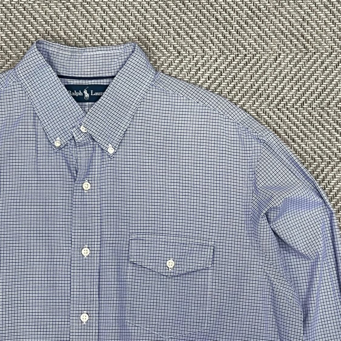 폴로 랄프로렌 원포켓 체크 셔츠 v0776 상품이미지5