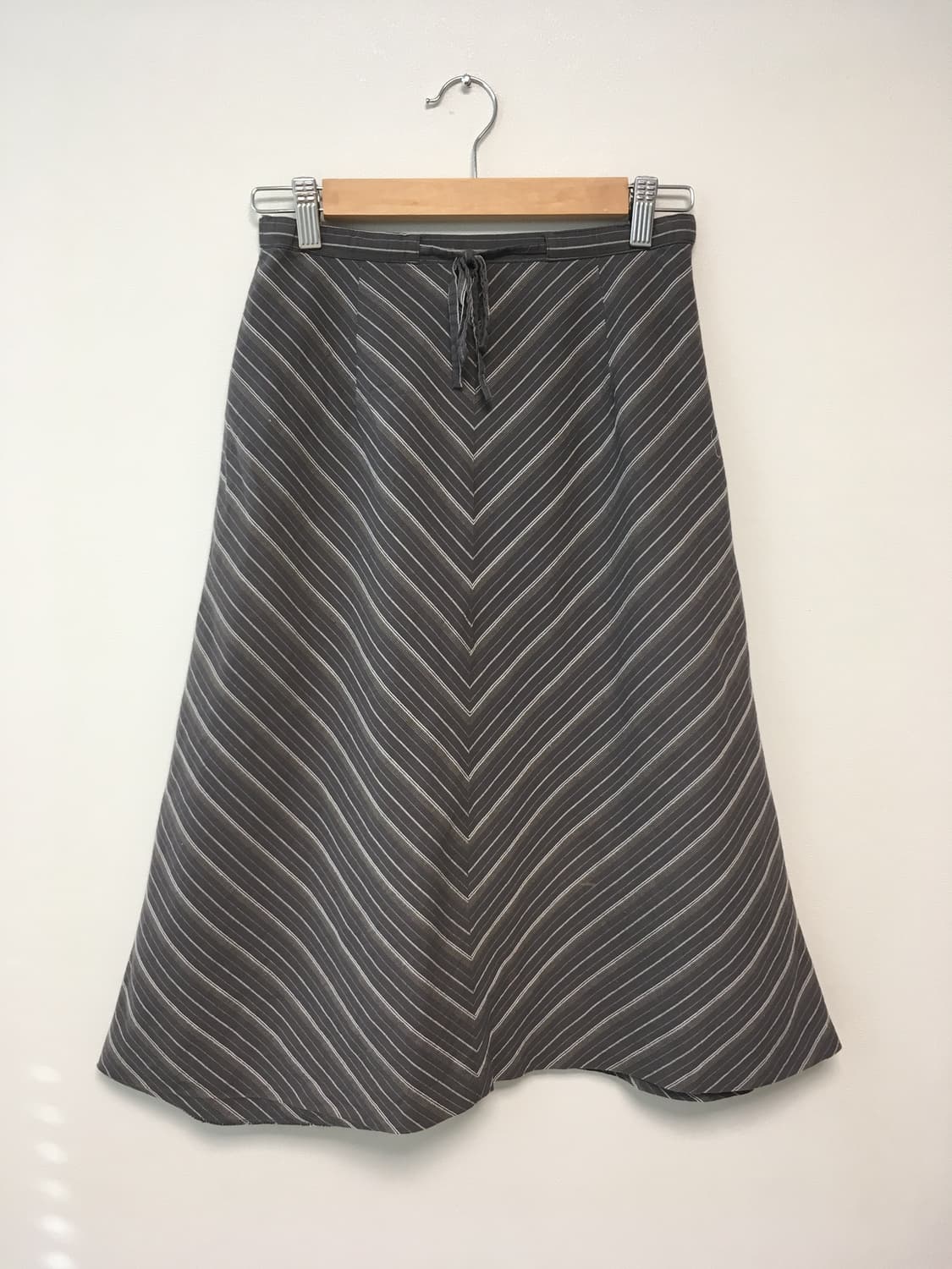 vintage chevron stripe skirt cocoa 상품이미지6