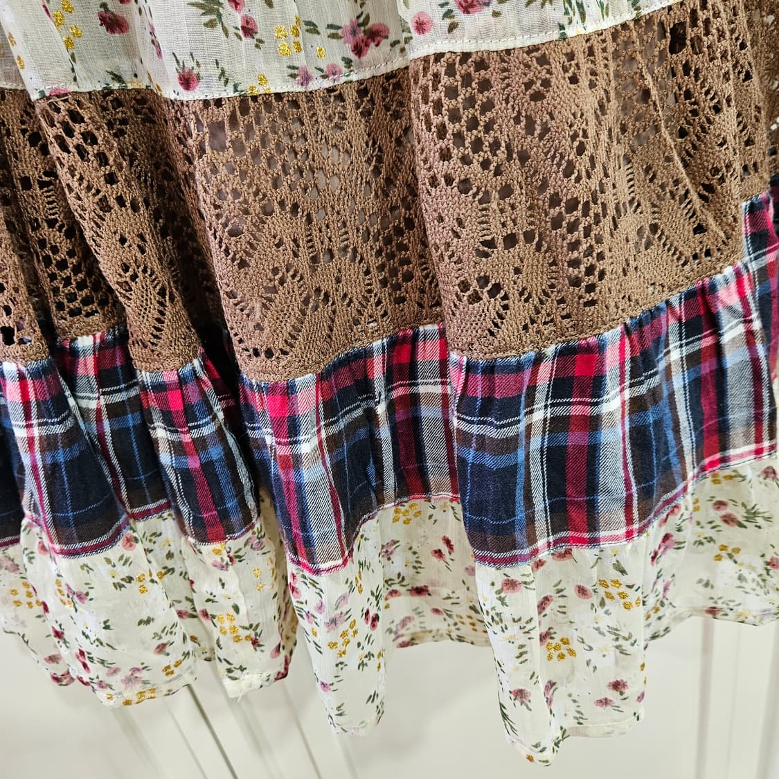 클레 드 솔(CLEF DE SOL) 패치워크 원피스 상품이미지5