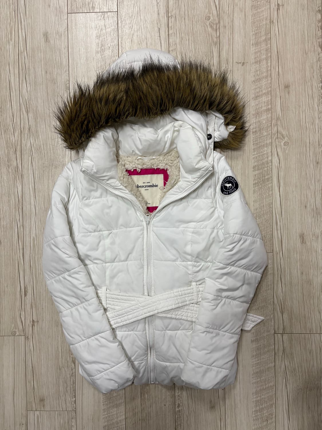 아베크롬비 울프죠 패딩 화이트 상품이미지1