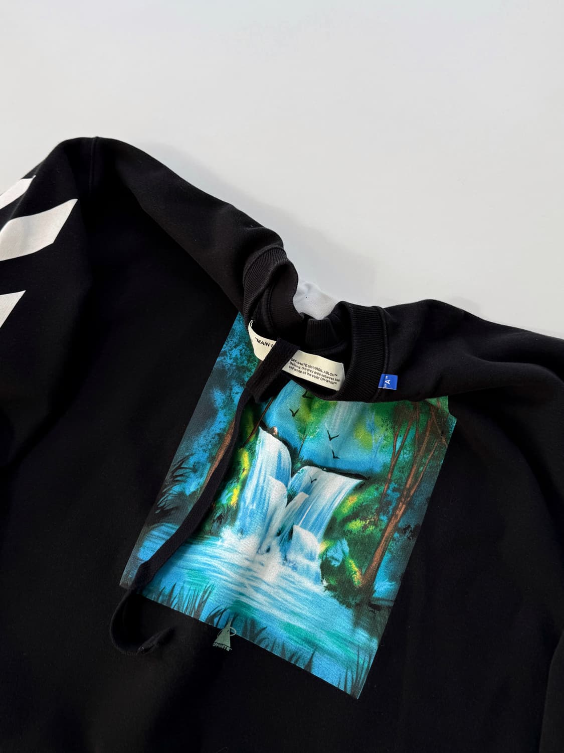 오프화이트 오버사이즈 19fw 워터폴 에로우 스웻셔츠 상품이미지4