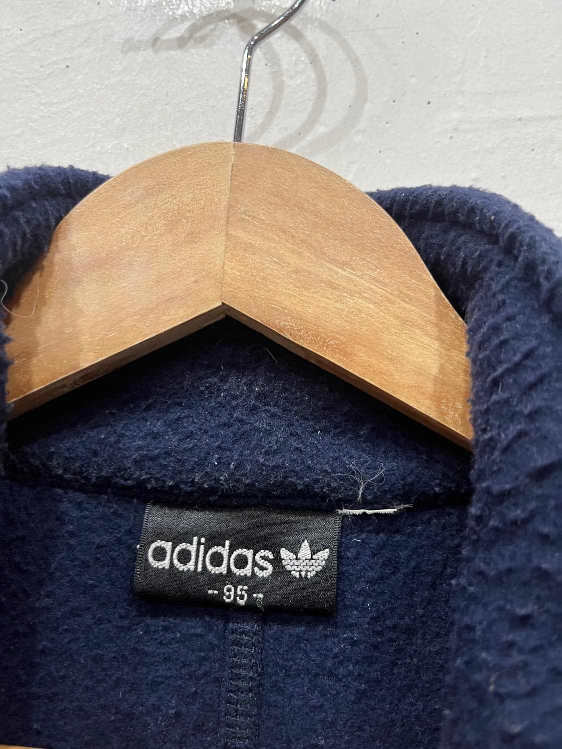 90년대 제우교역 아디다스 올드스쿨 플리스 봄버자켓 상품이미지5