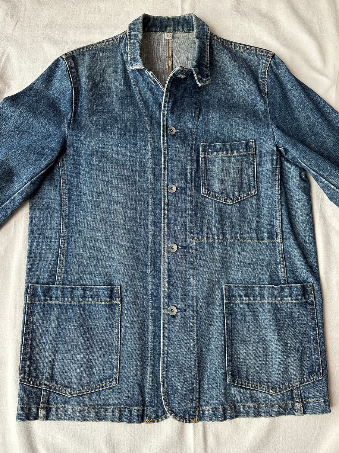올드 유니클로 데님 초어자켓 L  상품이미지2