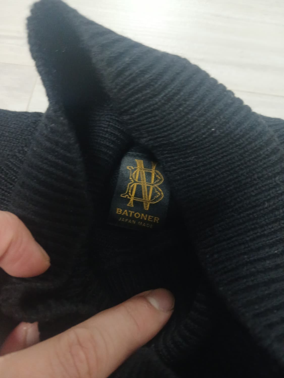 바토너 터틀넥 블랙 2사이즈 상품이미지2