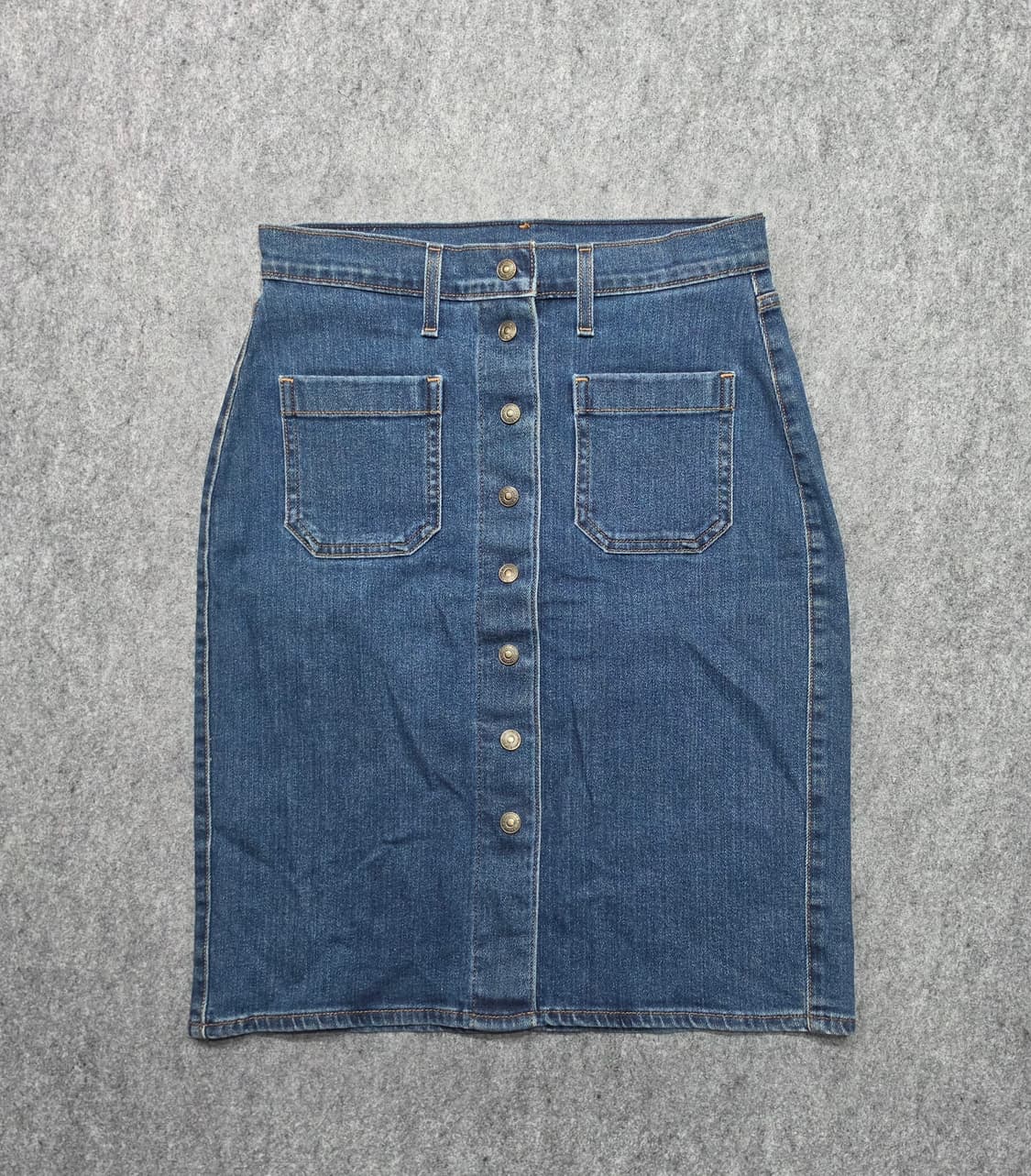 리바이스 프론트 버튼 풀오픈 데님 스커트 청치마 26 상품이미지1