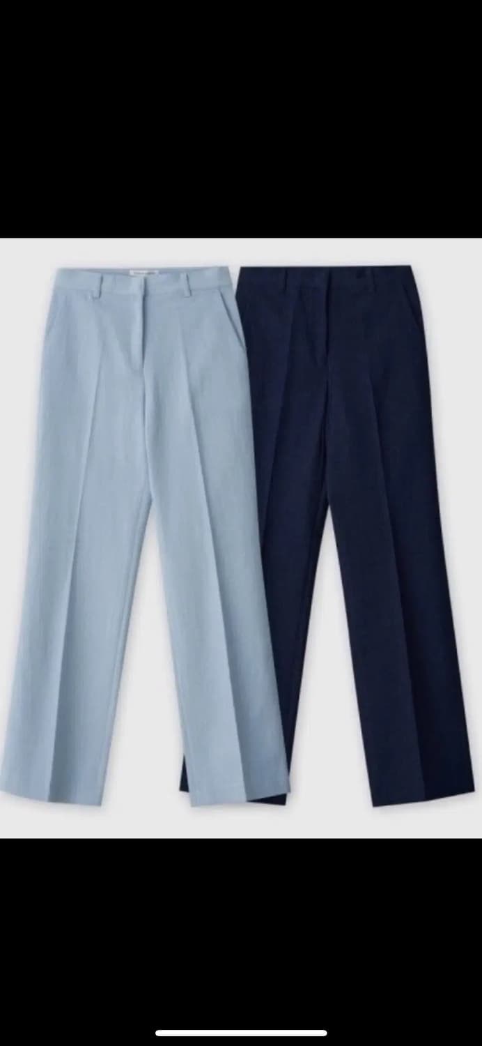 언더스탠딩 노튼 베이직팬츠 연청, 진청 s 상품이미지5