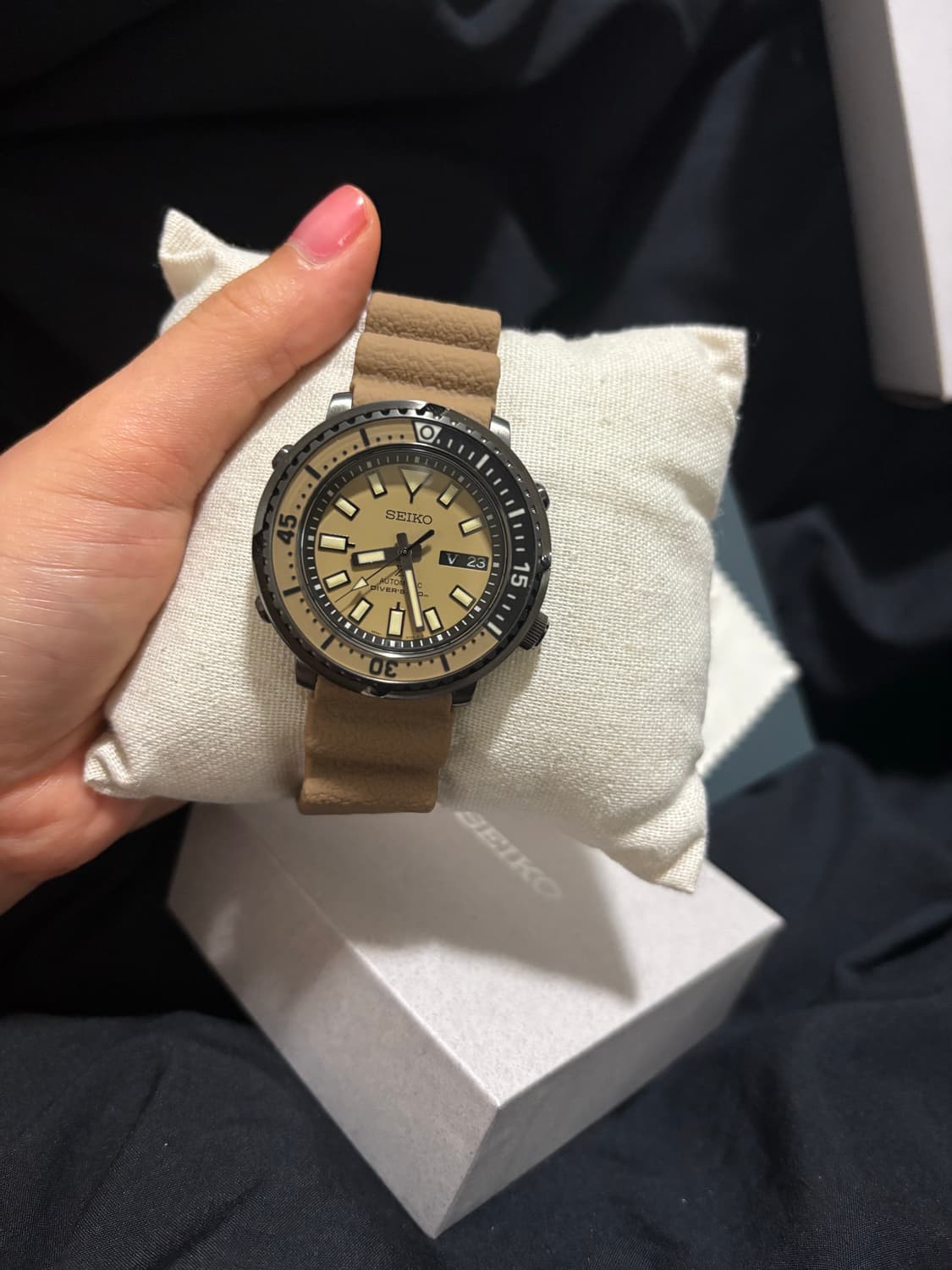 [시착 새제품] Seiko 어반사파리 카키 한정판 세이코 튜나 프로스펙스 상품이미지1
