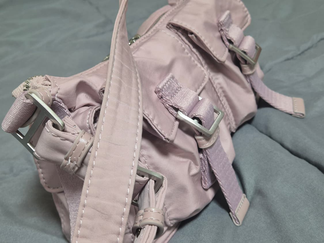 자라 포켓 숄더백 모브 바이올렛 핑크 상품이미지4