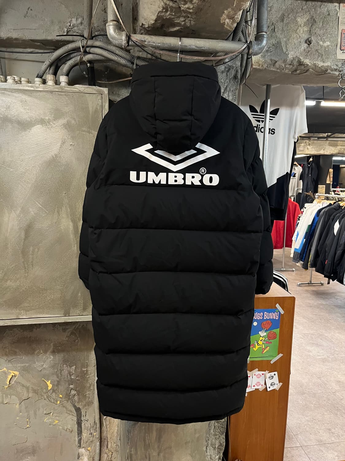 엄브로 롱패딩 블랙 95 #csz2066 상품이미지2