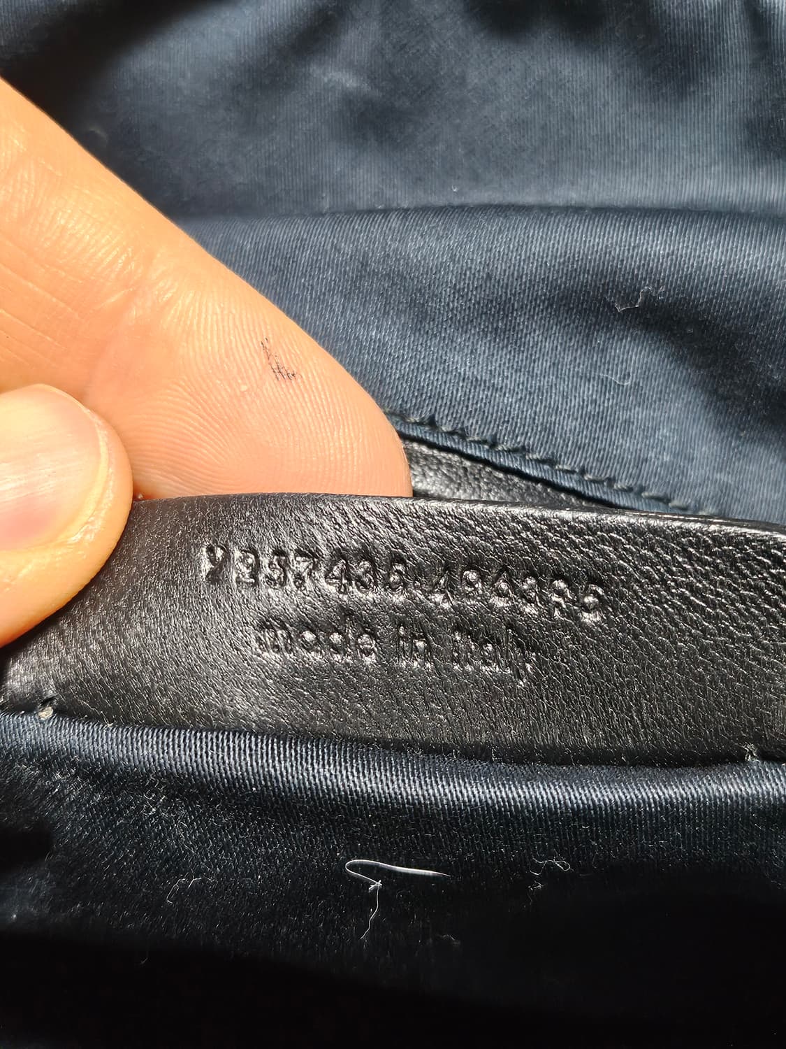 입생로랑 에나멜 뮤즈 백 청록 상품이미지9