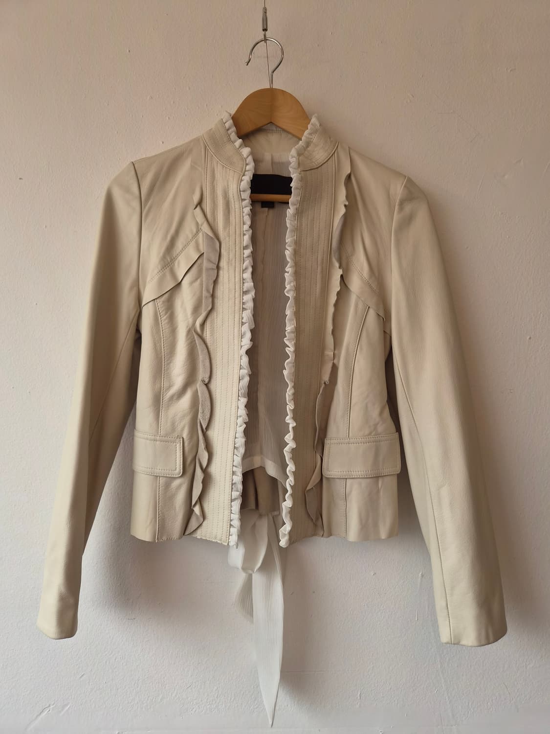 North Beach 여성 프릴양가죽자켓 M55사이즈 상품이미지2