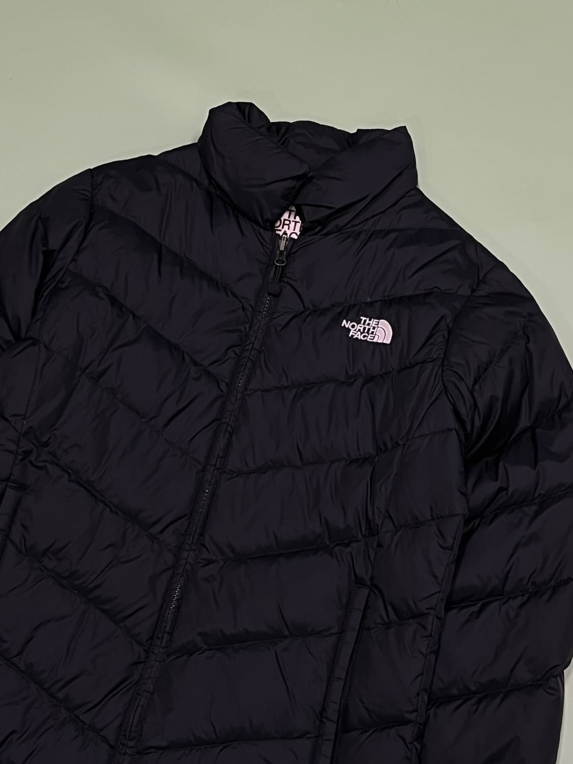 (85) 노스페이스 우먼스 화이트라벨 600필 구스 경량 롱 패딩  블랙 상품이미지3