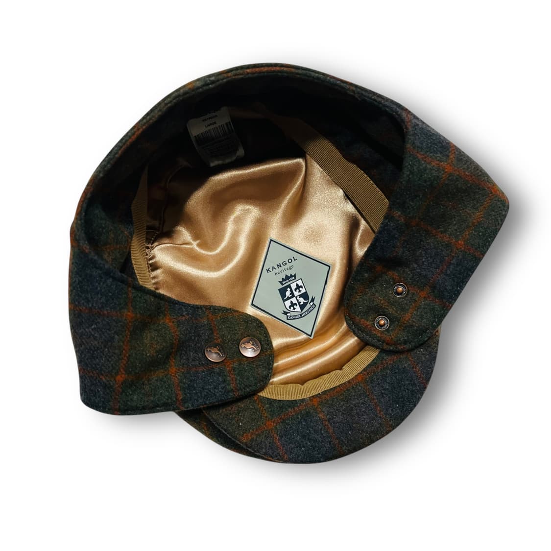 캉골 트위드 부가티 러셋 플레이드 이태리 울 헌팅캡/베레모 상품이미지8
