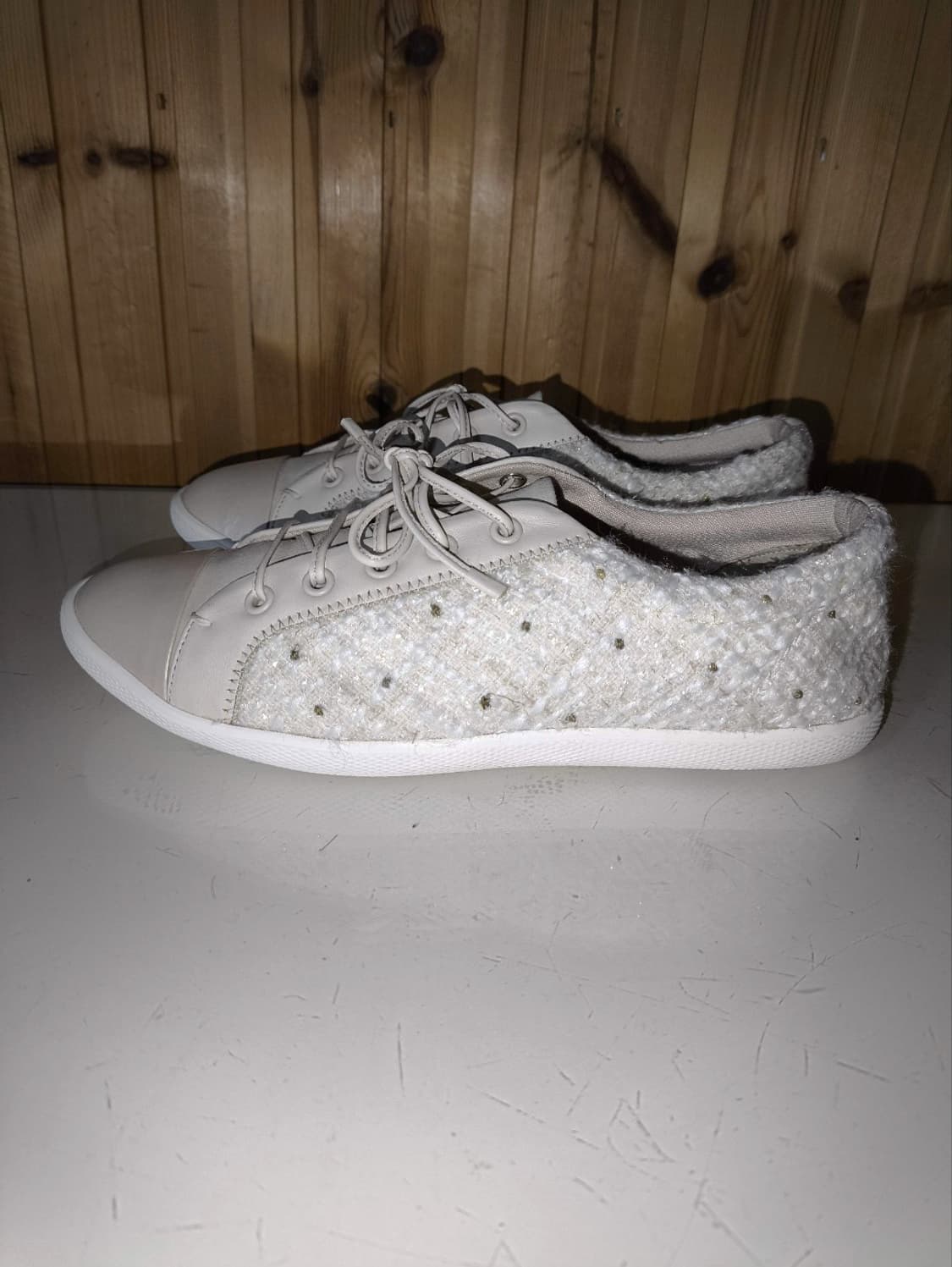 240mm 한섬 마인 트위드 스니커즈  상품이미지2