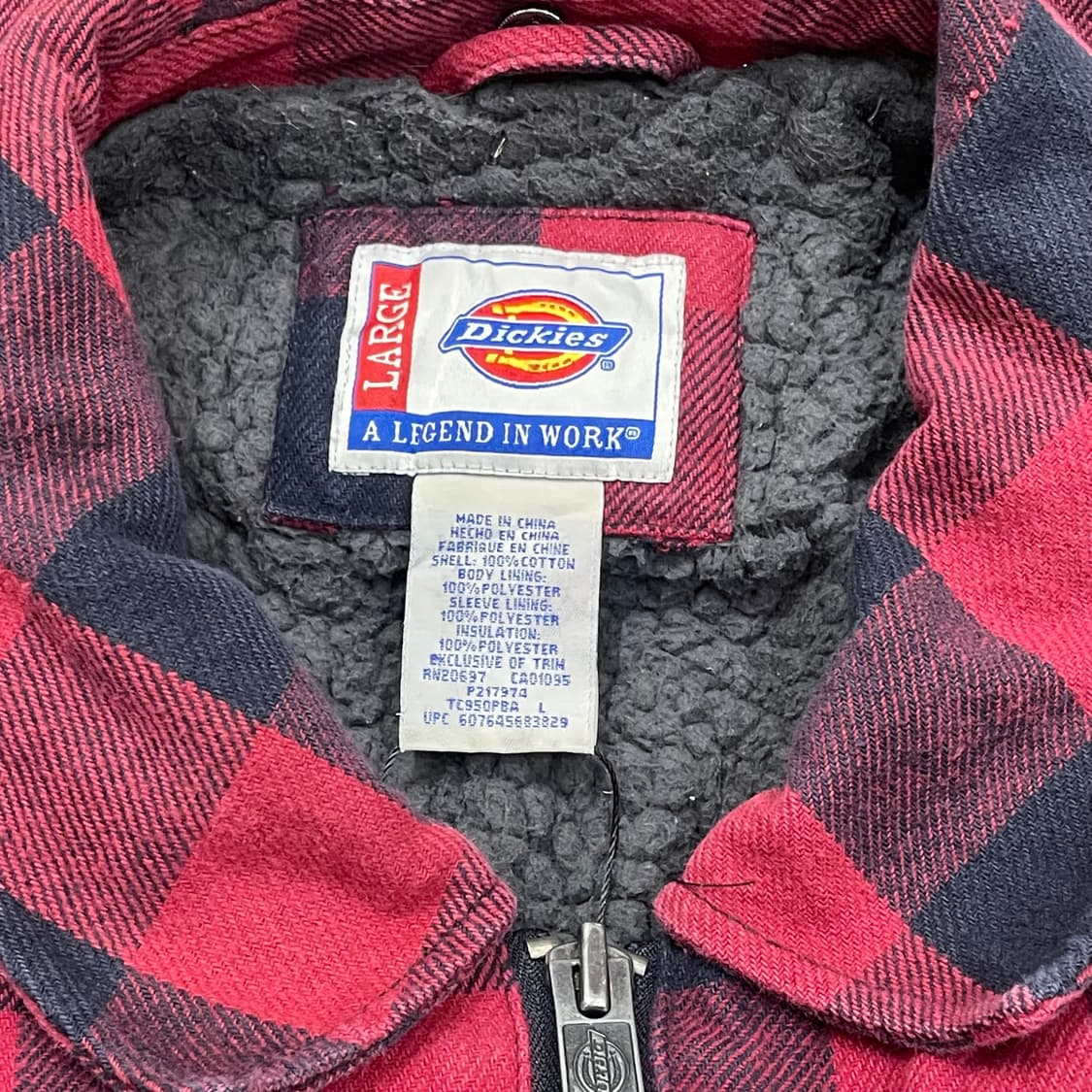 (L) Dickies 디키즈 체크 코튼 자켓 상품이미지5