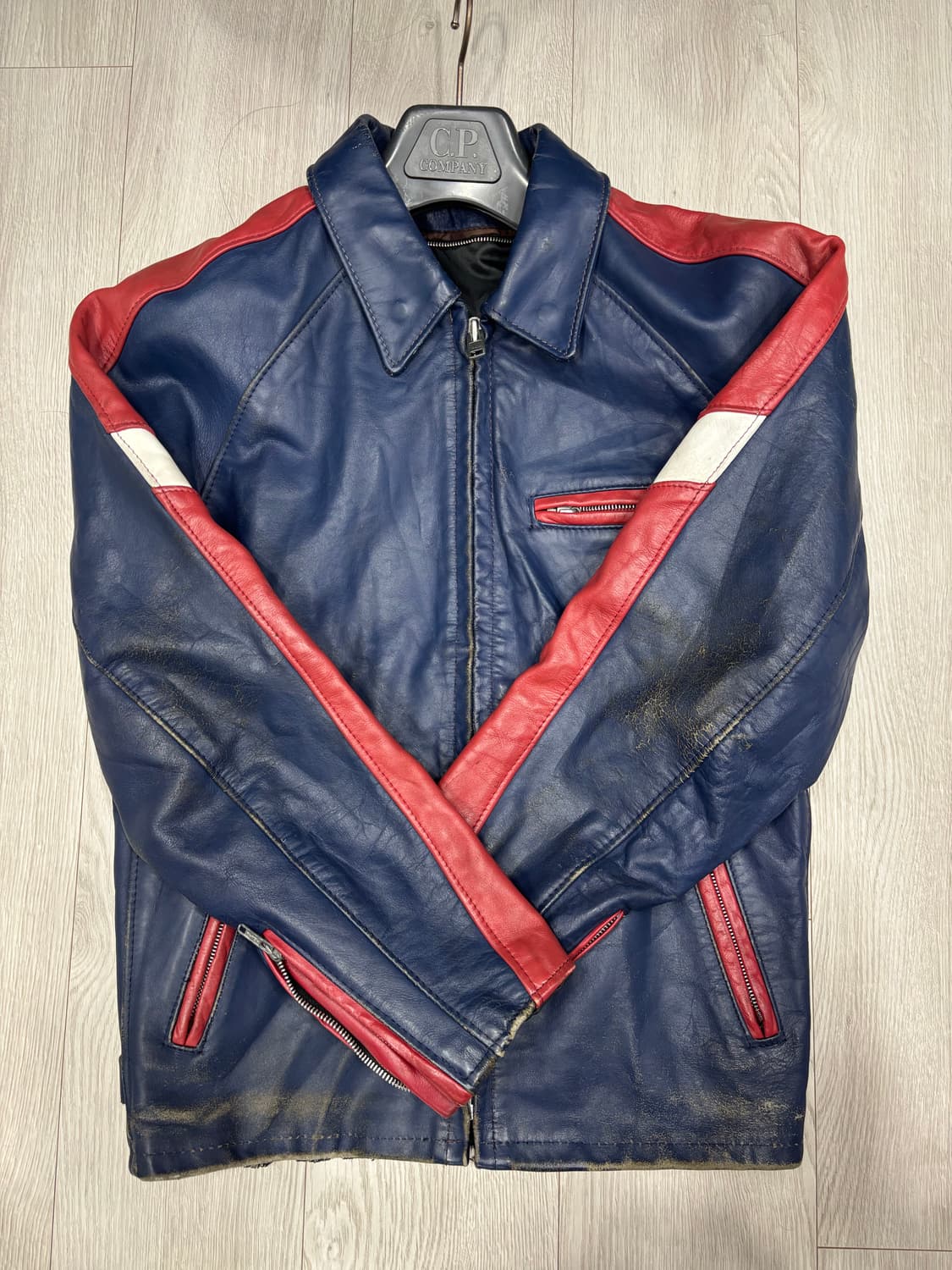 Schott cowhide leather jacket 레이싱 가죽자켓 상품이미지4