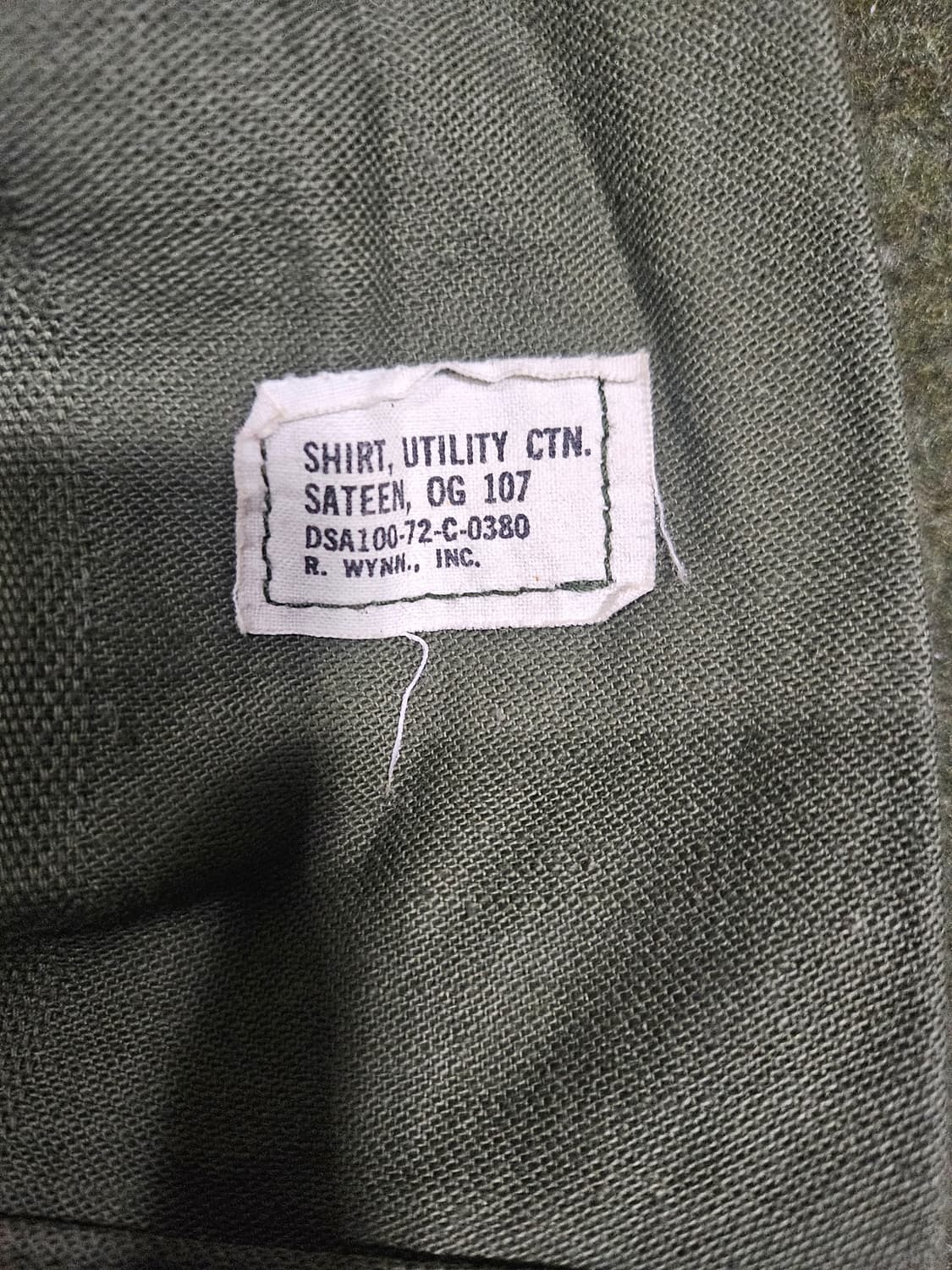 70s 미군오리지날 OG-107 신품 상품이미지4