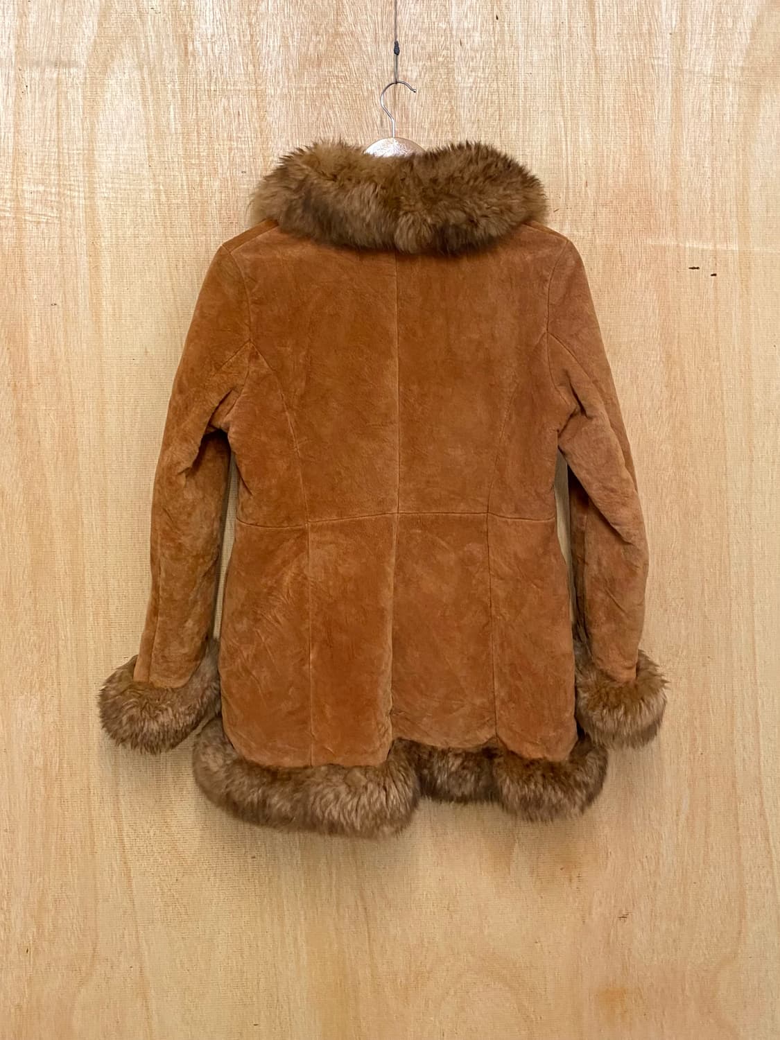 VTG mustang suede fur coat 무스탕 스웨이드 퍼코트 상품이미지4