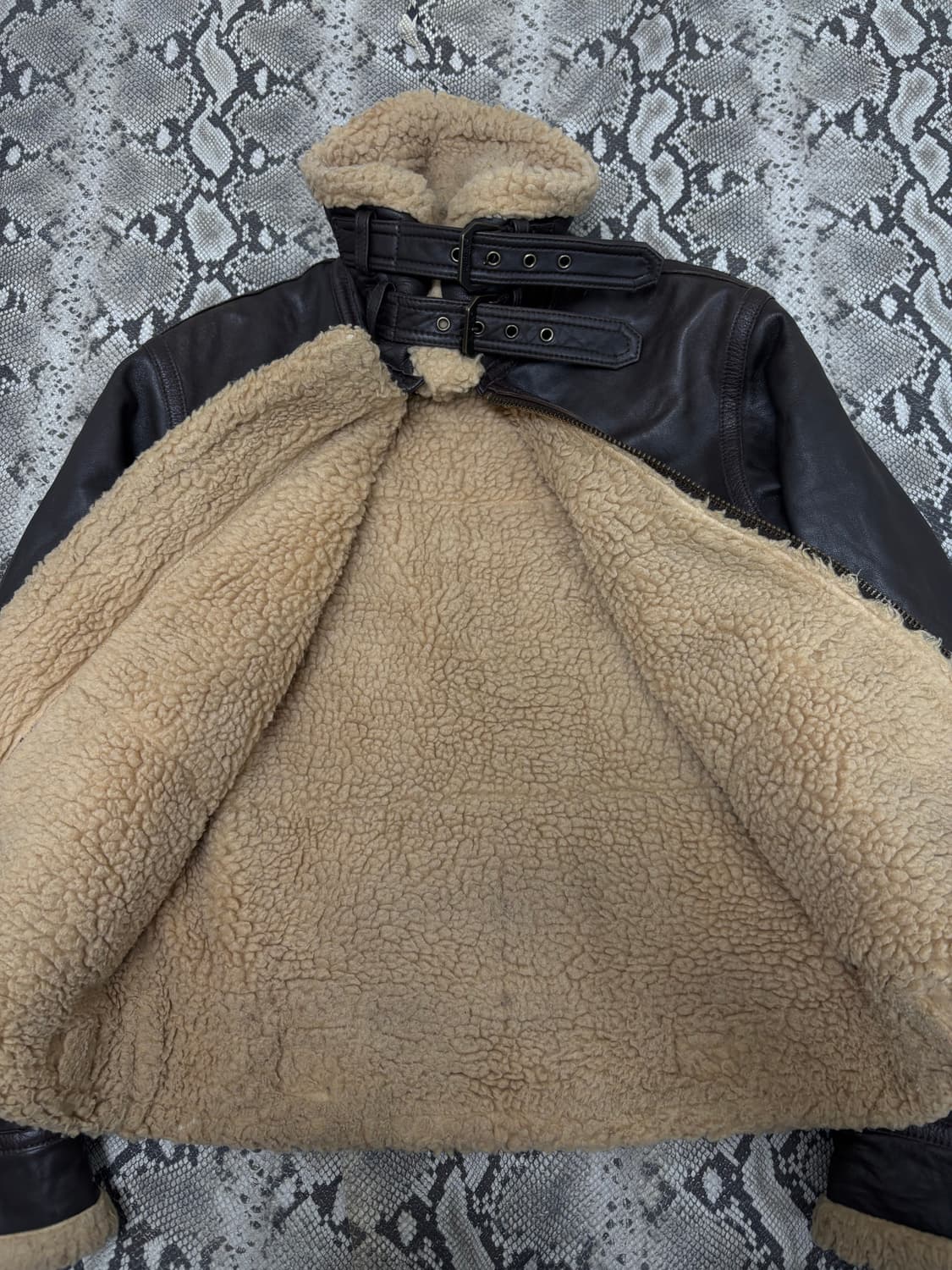 [AVIREX  LTD B-3]Leather Flight Jacket 상품이미지4