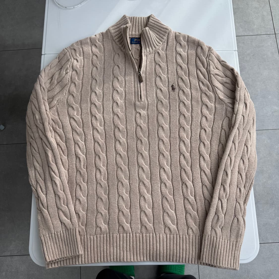 폴로 반집업 니트  상품이미지2