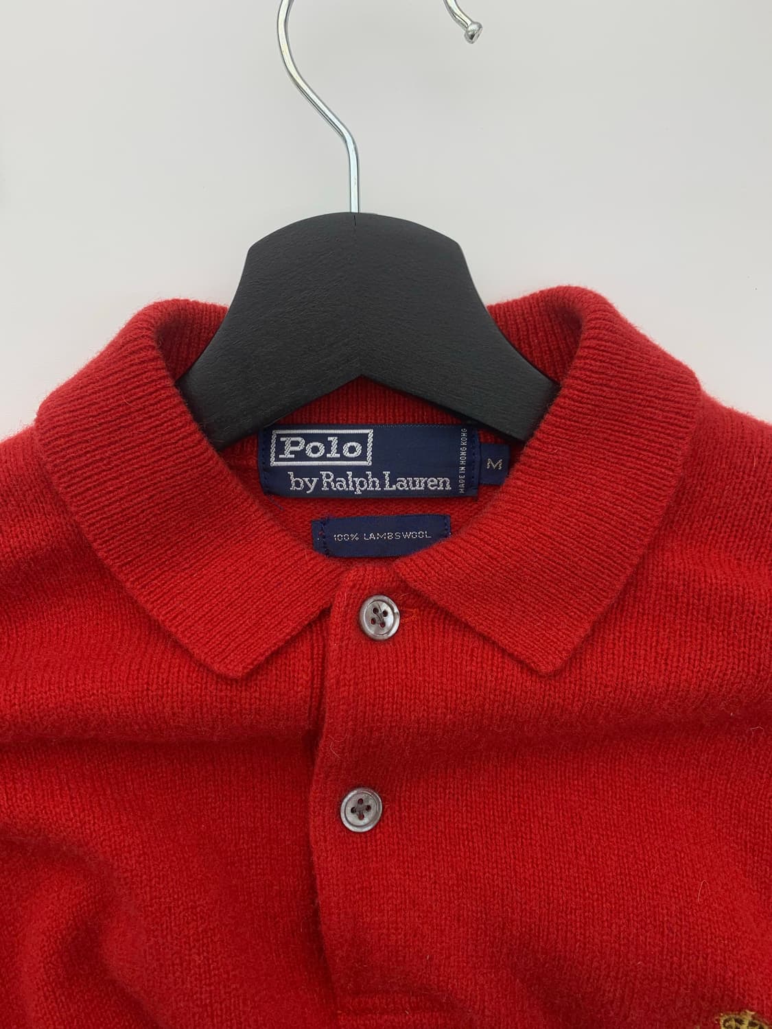 폴로 랄프로렌 크레스트 와펜 램스울 카라 니트 상품이미지7