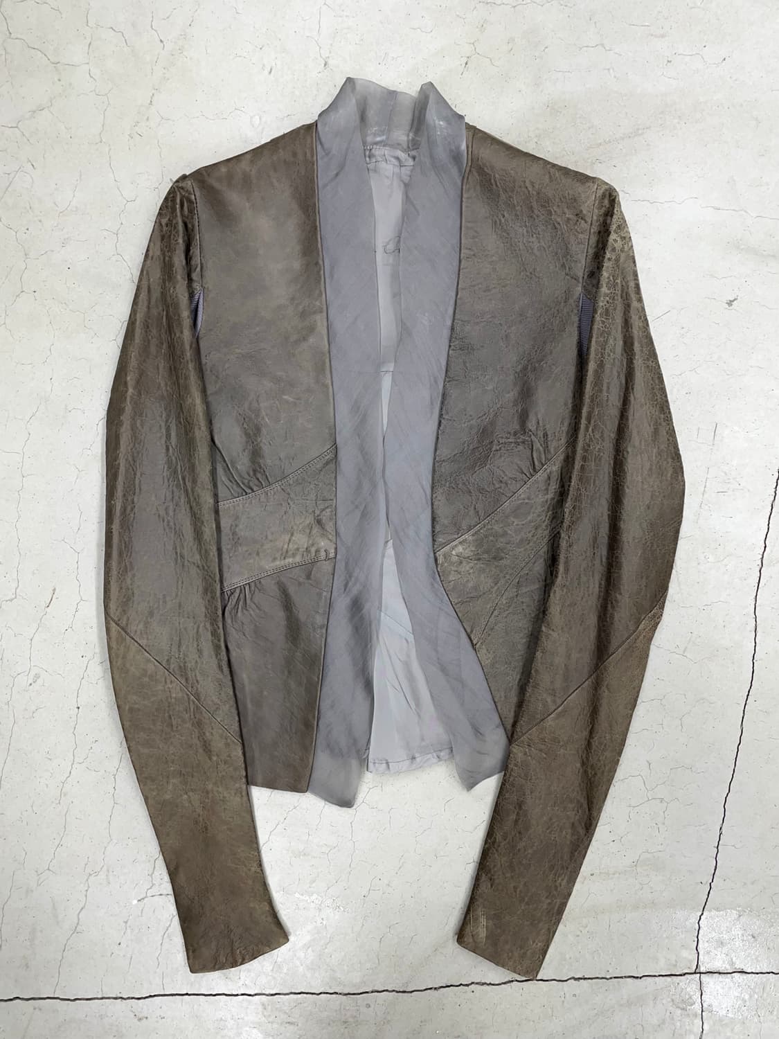 Rick Owens 2010 Sheepskin Silk Jacket 상품이미지1