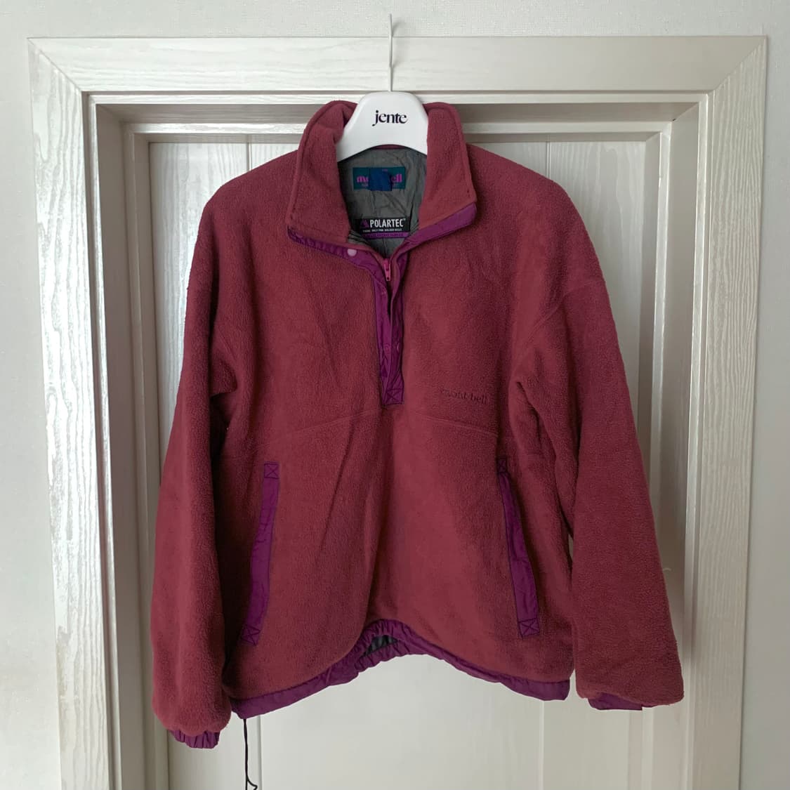 몽벨 90s재팬 하프 폴라텍 플리스 일본제 made in japan 상품이미지1