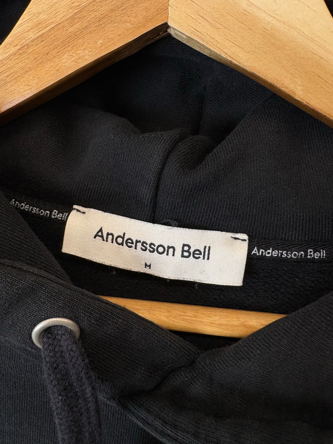 앤더슨벨 블랙 후드티 상품이미지7