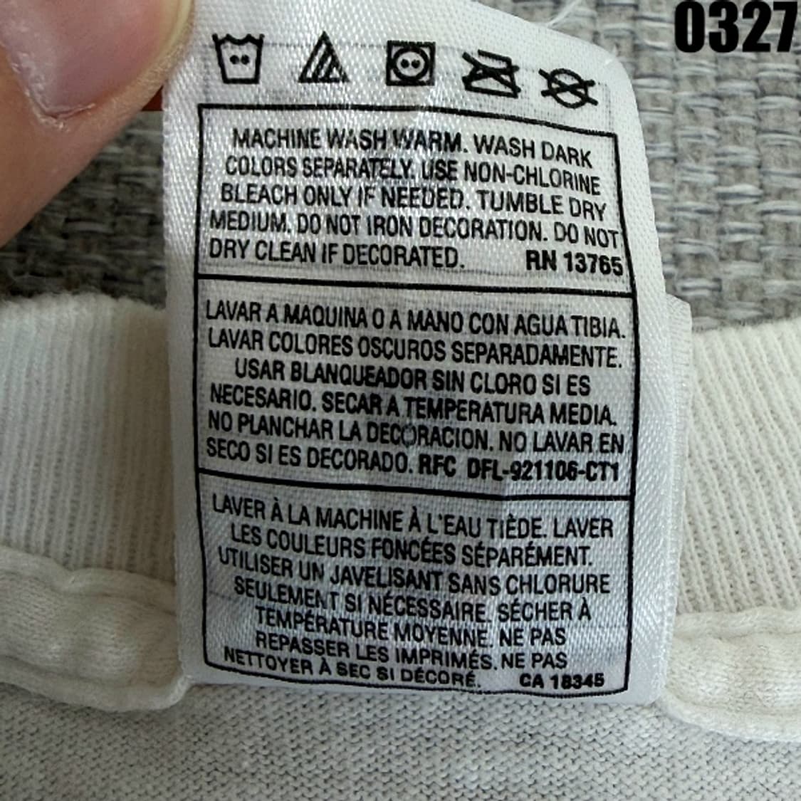 프룻오브더룸 HEAVY COTTON 프린팅 반팔 티셔츠 M 0327 상품이미지7