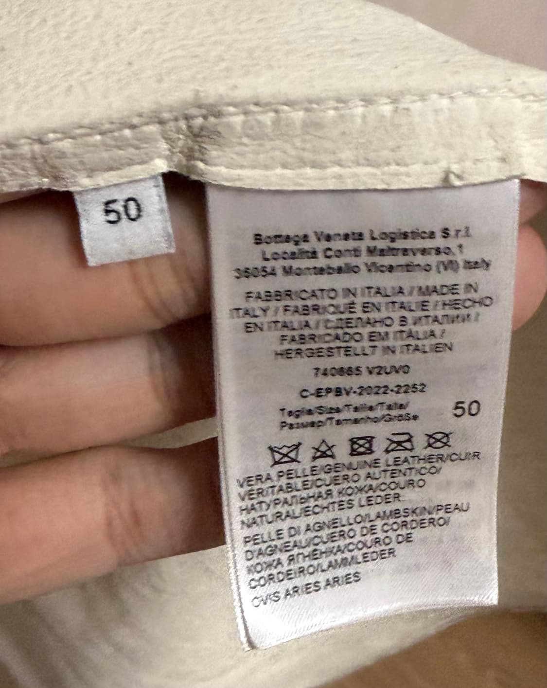 보테가베네타 레더 스트라이프 셔츠 50 상품이미지3