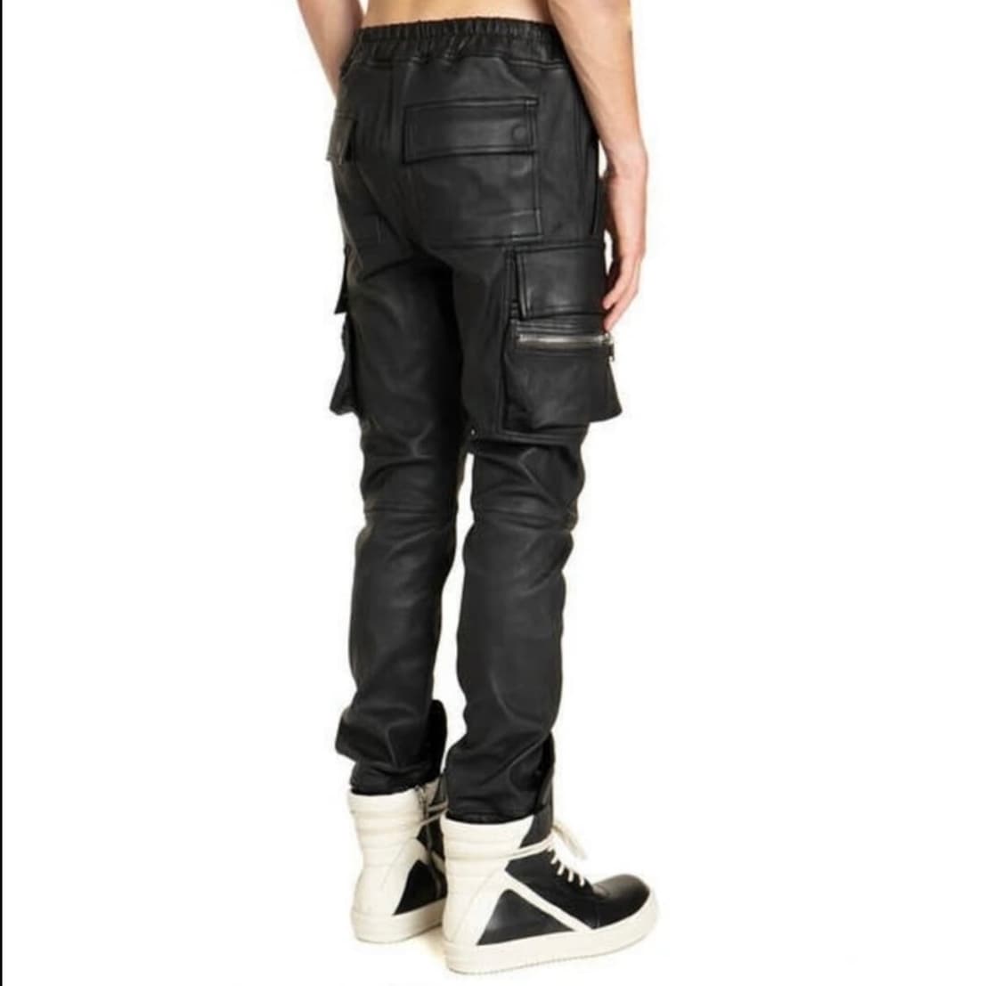 미품 rickowens mastodon cargoleather 팬츠 46 상품이미지7