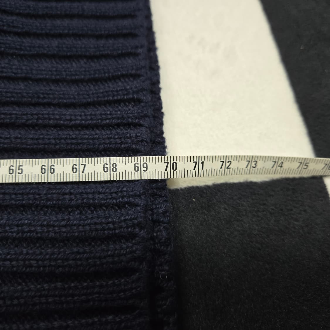 M 폴로랄프로렌 성조기니트 네이비 made in usa 상품이미지8