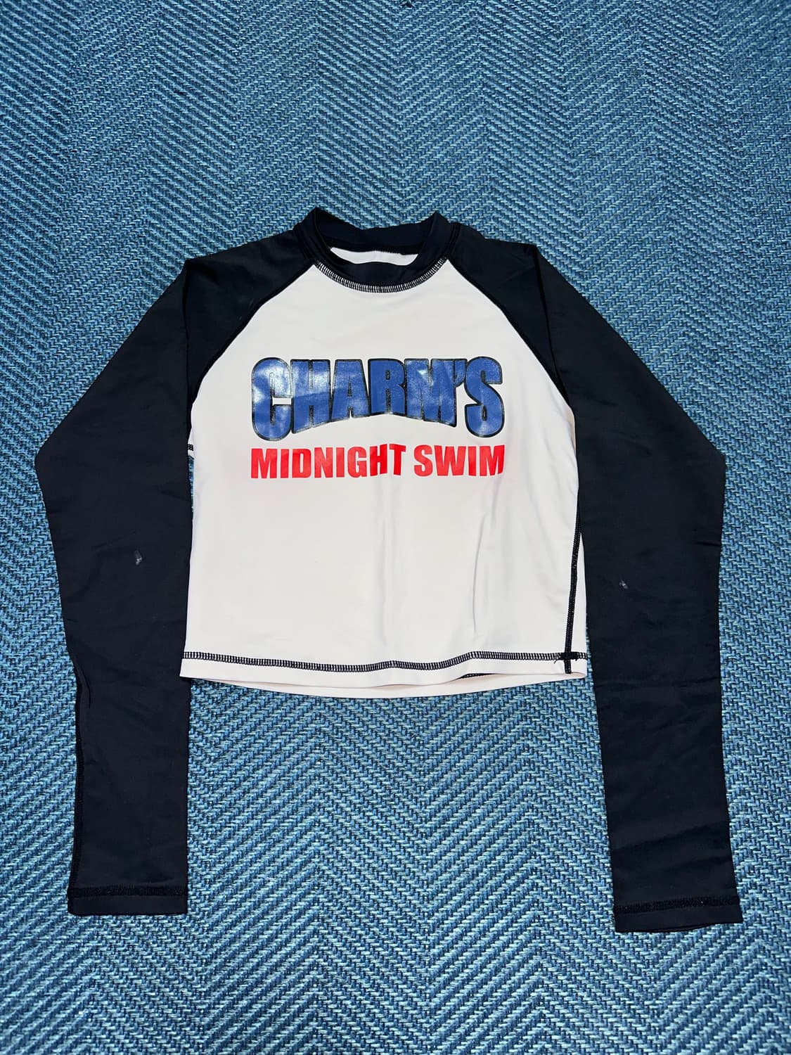 CHARM'S 참스 크롭 래쉬가드 수영복 1size S 상품이미지2