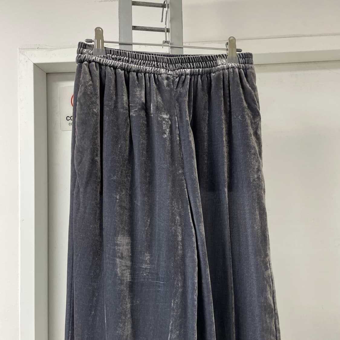 막스마라 벨벳 와이드 팬츠 38(W) 상품이미지2