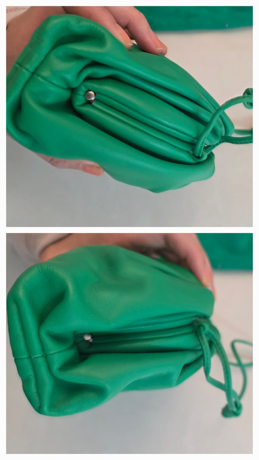 정품 보테가베네타 만두백 그린 상품이미지9