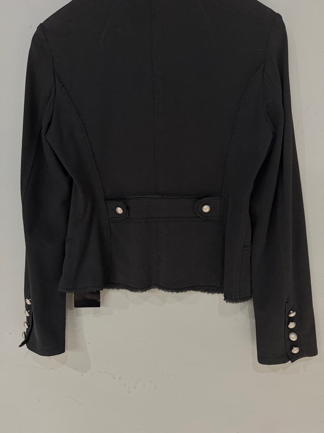 button-up detail non collar jacket 상품이미지8