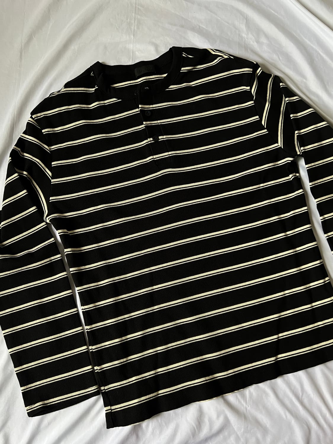 DNSR 디앤에스알 헨리넥 스트라이프 롱슬리브 상품이미지3