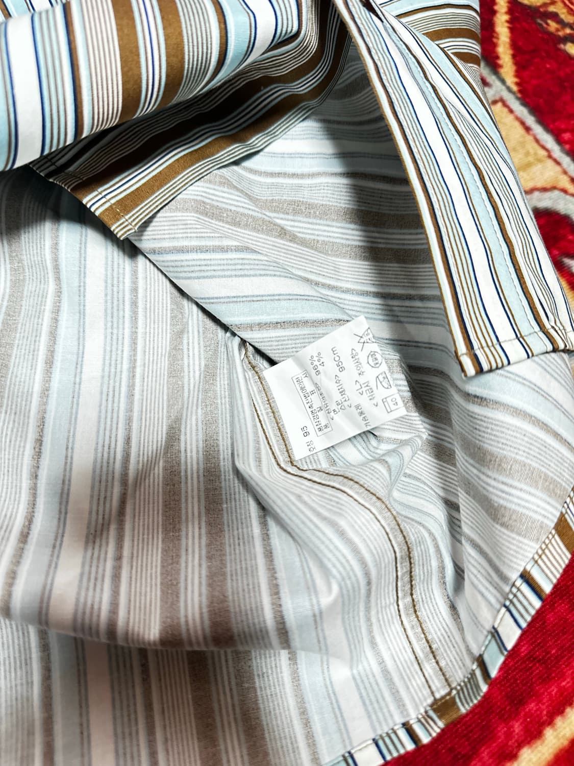 에드윈 투포켓 웨스턴 버튼 스트라이프 셔츠 상품이미지4